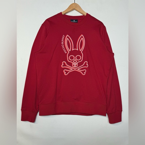 Physco bunny rio red embroidered sweatshirt comes with the sweatpants as well - Picture 1 of 8